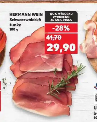 Kaufland Schwarzwaldská šunka nabídka