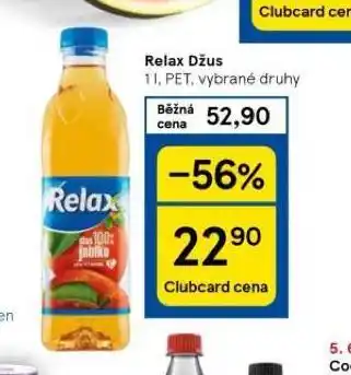 Tesco Relax džus nabídka