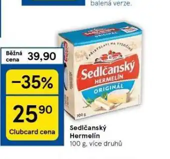 Tesco Sedlčanský hermelín nabídka