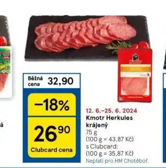 Tesco Herkules krájený nabídka