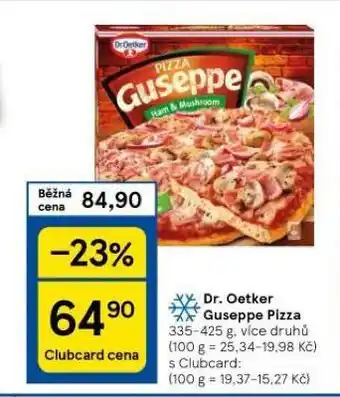 Tesco Dr. oetker guseppe pizza nabídka