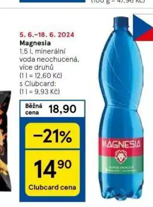 Tesco Magnesia nabídka