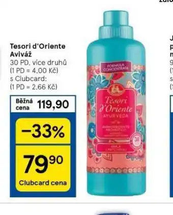 Tesco Tesori d´oriente aviváž nabídka