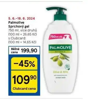 Tesco Palmolive sprchový gel nabídka