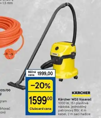 Tesco Kärcher vysavač nabídka