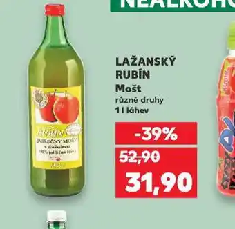 Kaufland Lažanský rubín mošt nabídka