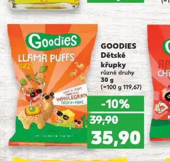 Kaufland Goodies dětské křupky nabídka