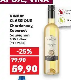 Kaufland Vinium classique cabernet sauvignon nabídka