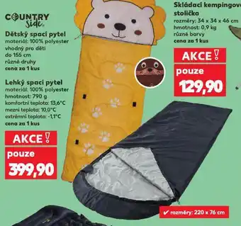 Kaufland Lehký spací pytel nabídka