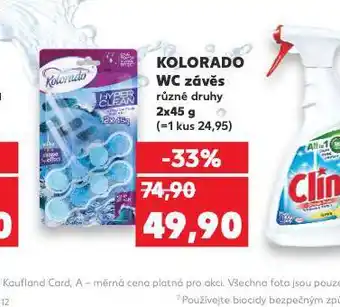 Kaufland Kolorado wc závěs nabídka