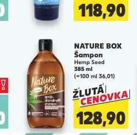 Kaufland Nature box šampon nabídka