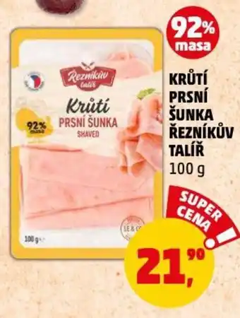 Penny Market KRŮTÍ PRSNÍ ŠUNKA ŘEZNÍKŮV TALÍŘ nabídka
