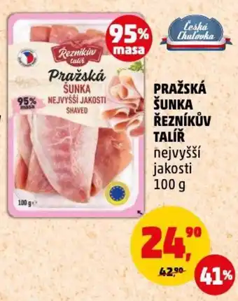 Penny Market PRAŽSKÁ ŠUNKA ŘEZNÍKŮV TALÍŘ nabídka