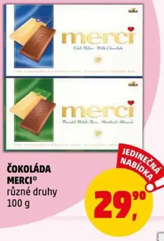 Penny Market ČOKOLÁDA MERCI nabídka