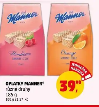 Penny Market OPLATKY MANNER nabídka