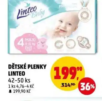 Penny Market DĚTSKÉ PLENKY LINTEO nabídka