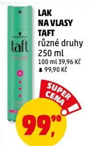 Penny Market LAK NA VLASY TAFT nabídka