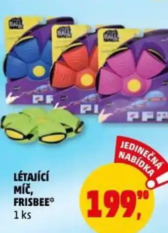Penny Market LÉTAJÍCÍ Míč, FRISBEE nabídka