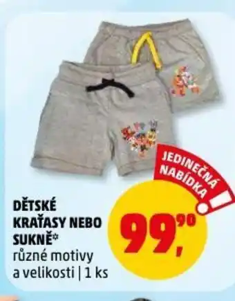 Penny Market DĚTSKÉ KRAŤASY NEBO SUKNĚ nabídka