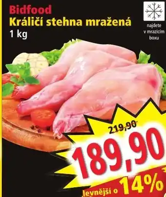 Norma Bidfood Králičí stehna mražená 1 kg nabídka