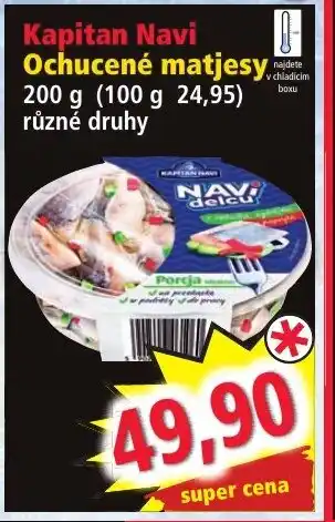 Norma Kapitan Navi Ochucené matjesy nabídka