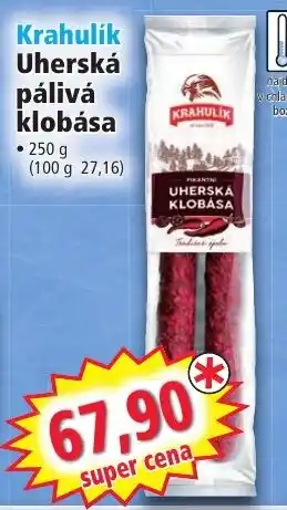 Norma Krahulik Uherská pálivá klobása nabídka