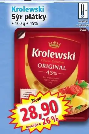 Norma Krolewski Sýr plátky nabídka