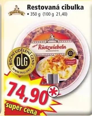 Norma Restovaná cibulka nabídka
