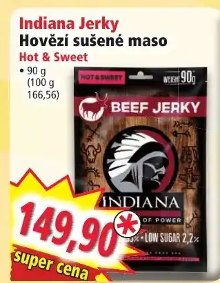 Norma Indiana Jerky Hovězí sušené maso nabídka
