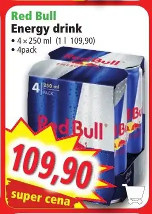 Norma Red Bull Energy drink nabídka