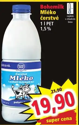 Norma Bohemilk Mléko čerstvé nabídka