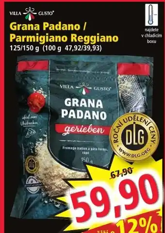 Norma Grana Padano / Parmigiano Reggiano nabídka