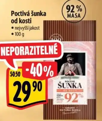 Albert Poctivá šunka od kosti nabídka