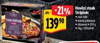 Albert Hovězí steak Striploin nabídka