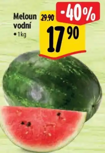 Albert Meloun vodní nabídka
