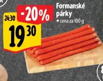 Albert Formanské párky nabídka