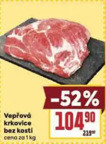 Billa Vepřová krkovice bez kosti nabídka