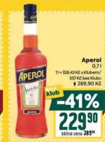 Billa Aperol 0.7L nabídka