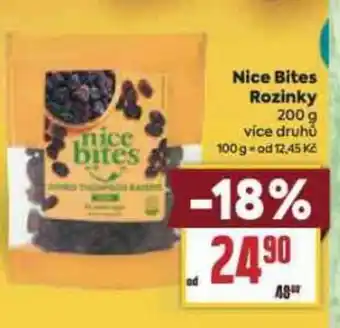 Billa Nice Bites Rozinky nabídka