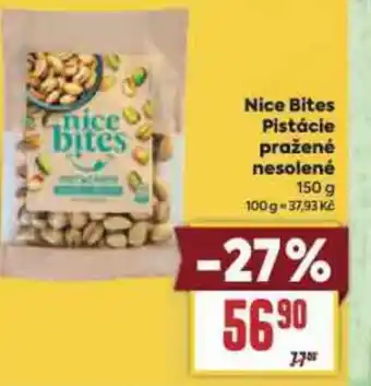 Billa Nice Bites Pistácie pražené nesolené nabídka