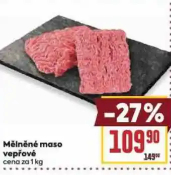 Billa Mělněné maso vepřové nabídka
