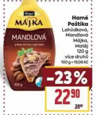 Billa Hamé Paštika nabídka