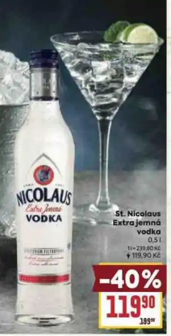 Billa St. Nicolaus Extra jemná vodka nabídka