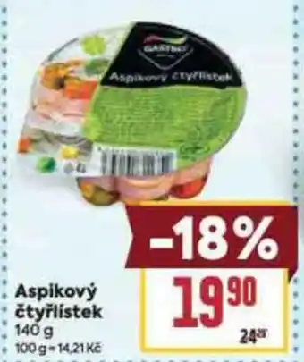 Billa Aspikový čtyřlístek nabídka