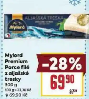 Billa Mylord Premium Porce filé z aljašské tresky nabídka