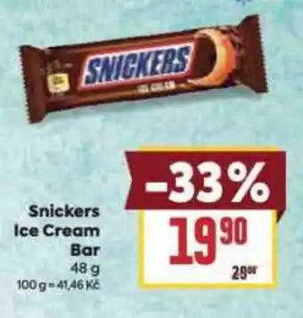 Billa Snickers Ice Cream Bar nabídka