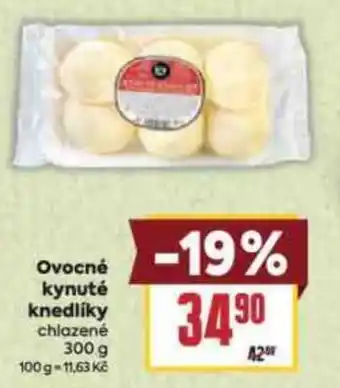 Billa Ovocné kynuté knedlíky nabídka
