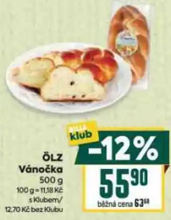 Billa OLZ Vánočka nabídka