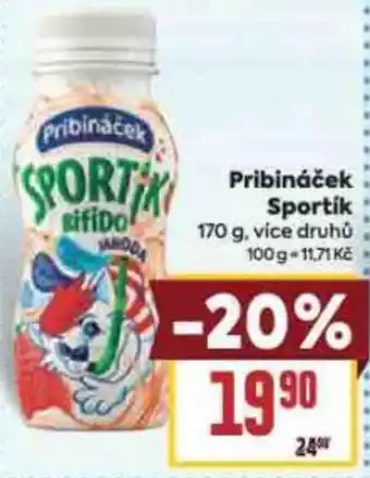 Billa Pribináček Sportik nabídka
