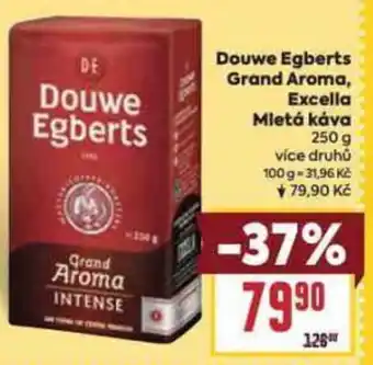 Billa Douwe Egberts Grand Aroma, Excella Mletá káva nabídka